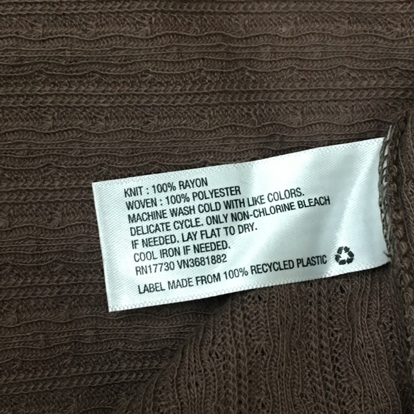 Jaclyn Smith Knit Brown Lightweight Raglan Top - Women’s Small NWOT - Picture 12 of 13